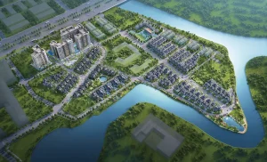 Phối cảnh căn hộ Gladia Heights trong khu đô thị Gladia by the Waters Khang Điền